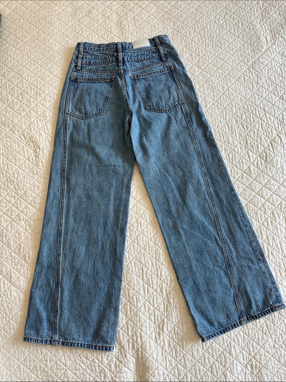 Pistola Wide-Leg Vintage Blue Denim Jeans - Picture 4 of 14